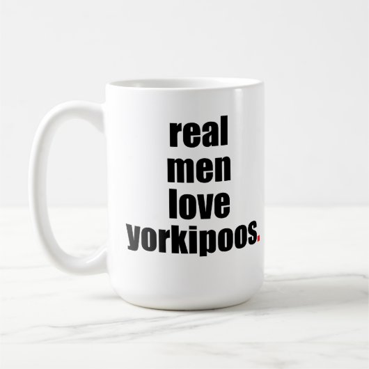 Real Mannen Love Yorkipoos Mok (Links)