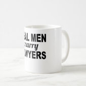 Real Mannen Marry Lawyers Koffiemok (Voorkant rechts)