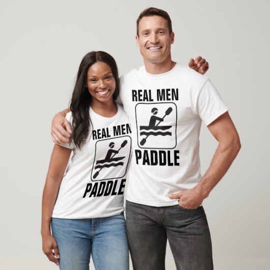 REAL MANNEN PADDLE CANOE T-Shirts (Unisex)