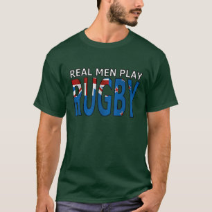Real Mannen Play Rugby New Zealand T-shirt