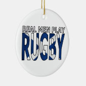 Real Mannen play Rugby Scotland Keramisch Ornament (Rechts)