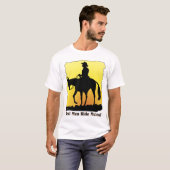 Real Mannen Ride Mules T-shirt (Voorkant volledig)