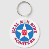 Real Mannen Ride Scooters Sleutelhanger (Voorkant)