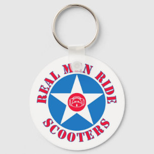Real Mannen Ride Scooters Sleutelhanger