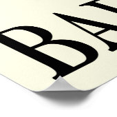 Real Mannen Sing Barbershop Poster (Hoek)