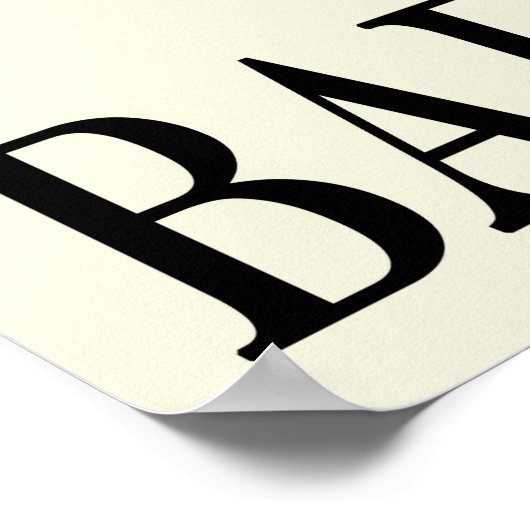 Real Mannen Sing Barbershop Poster (Hoek)