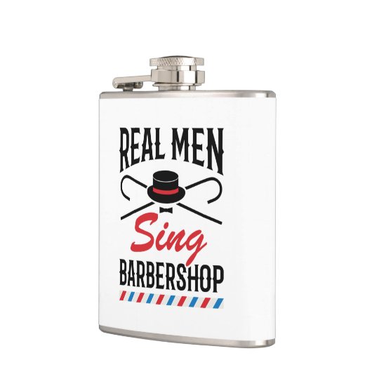 Real Mannen Sing Barbershop Singer Heupfles (Links)