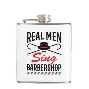 Real Mannen Sing Barbershop Singer Heupfles