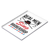 Real Mannen Sing Barbershop Singer Notitieboek (Linkerzijde)