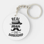 Real Mannen Sing Barbershop Sleutelhanger (Achterkant)