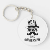 Real Mannen Sing Barbershop Sleutelhanger (Voorkant)