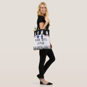 Real Mannen Sing Barbershop Tote Bag (Op model)