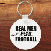 Real Mannen Watch Football Sleutelhanger (Voorkant)