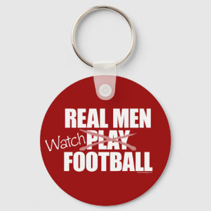 Real Mannen Watch Football Sleutelhanger