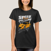 Real Männer fahren Diesel V8 Loud Exhaust bewaart  T-shirt (Voorkant)