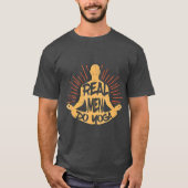 Real Men Do Yoga Man Yoga Pose T-shirt (Voorkant)
