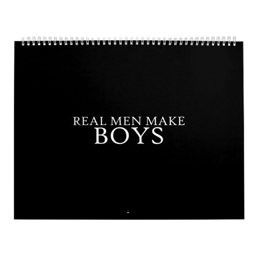 real men make boys kalender (Hoes)