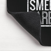 Real Men Smell Like Byrbecue Funny Bbq Grill Dad G Muismat (Hoek)