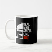 Real Men Smell Like Byrbecue Funny Bbq Grilling Gi Koffiemok (Links)