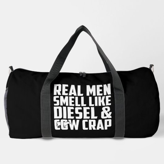 REAL MEN SMELL LIKE DISEL AND COW CRAP PLUNJEZAK (Achterkant)