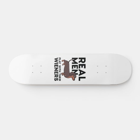 Real Men Wieners Persoonlijk Skateboard (Horizontaal)