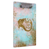 Real Mermaid Life - Glitter Gold Mermaid Klembord (Rechts)