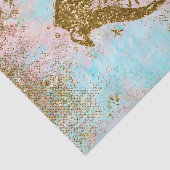 Real Mermaid Life - Glitter Gold Mermaid Tissuepapier (Detail)