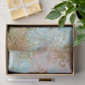 Real Mermaid Life - Glitter Gold Mermaid Tissuepapier (Geschenk)