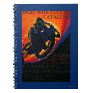 Real Moto Club PosterEurope Notitieboek