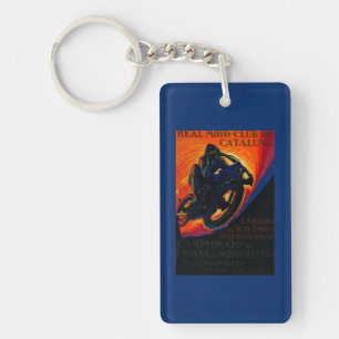 Real Moto Club  PosterEurope Sleutelhanger