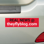Real News Bumpersticker (Op auto)