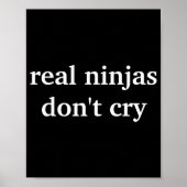 Real Ninjas Dont Cry  Poster (Voorkant)