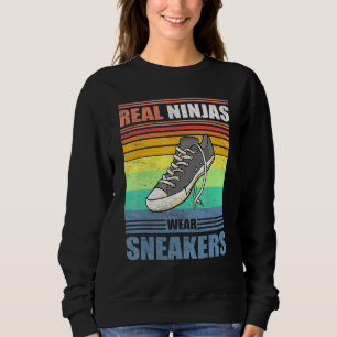 Real Ninjas Draag Sneakers schoen Casual voet Trui