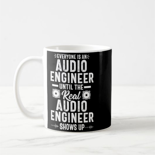 Real O Engineer Sound Engineering Funny Quote  Koffiemok (Links)