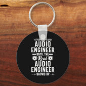 Real O Engineer Sound Engineering Funny Quote Sleutelhanger (Voorkant)