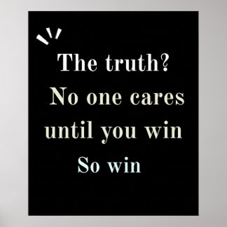 "Real Ones Act" Motiverende quote Poster