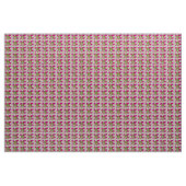 Real Pink en Green Fabric Stof (Yard (91,4 cm))