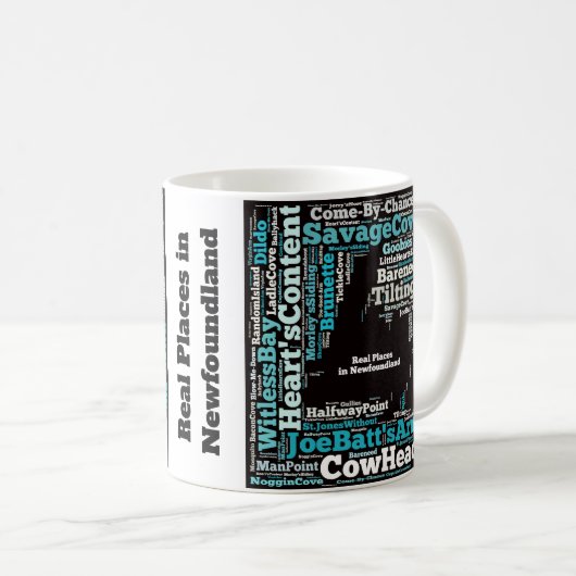 Real Places in Newfoundland mok (Voorkant rechts)