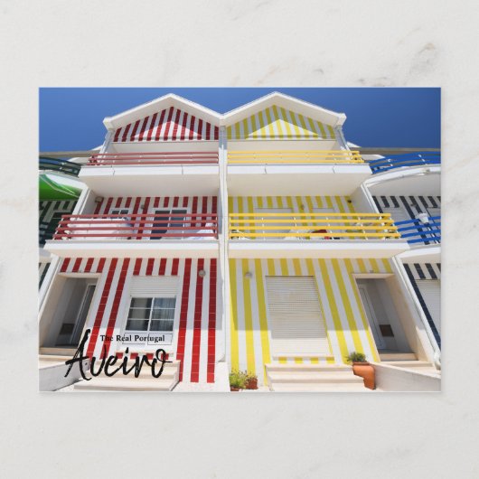 Real Portugal — Aveiro Briefkaart (Voorkant)
