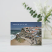 Real Portugal — Azenhas Do Mar Briefkaart (Staand voorkant)