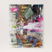 Real Portugal — Lissabon Street Legpuzzel (Verticaal)