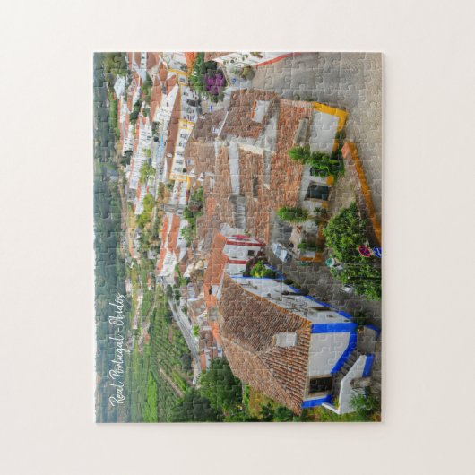 Real Portugal — Obidos Legpuzzel (Verticaal)