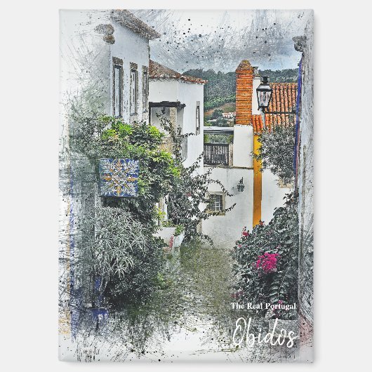 Real Portugal — Obidos Magneet (Voorkant)