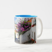 Real Portugal - Obidos Tweekleurige Koffiemok (Voorkant rechts)