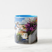 Real Portugal - Obidos Tweekleurige Koffiemok (Center)