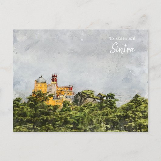 Real Portugal — Pena Palace Briefkaart (Voorkant)