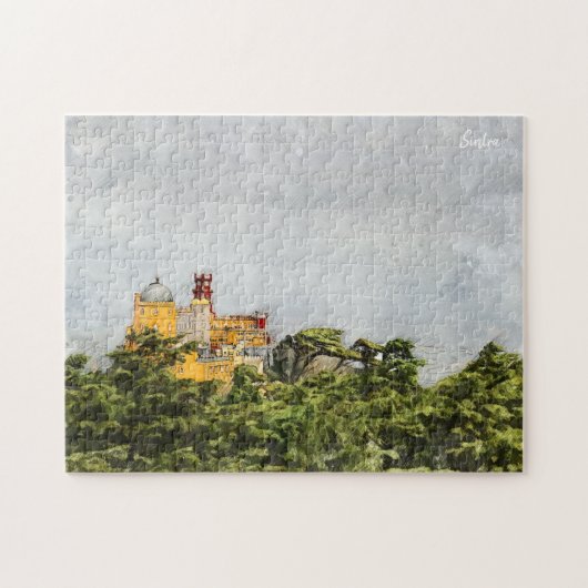 Real Portugal — Pena Palace Legpuzzel (Horizontaal)