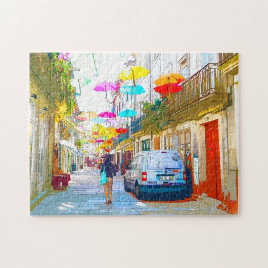 Real Portugal — Umbrella Festival puzzle Legpuzzel (Horizontaal)