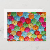 Real Portugal — Umbrella Sky — Agueda Briefkaart (Voorkant / Achterkant)