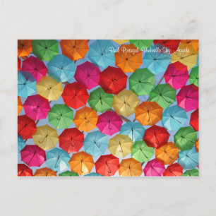 Real Portugal — Umbrella Sky — Agueda Briefkaart